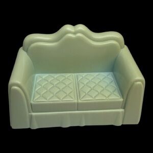 Vintage Playskool Victorian Dollhouse Loveseat Couch Sofa